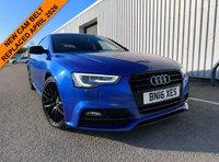 USED 2016 16 AUDI A5 2.0 TDI Black Edition Plus Sportback 5dr Diesel Multitronic Euro 6 (s/s) (190 ps) HEATED SEATS - BLACK EDITION PLUS