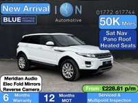 USED 2014 64 LAND ROVER RANGE ROVER EVOQUE 2.2 SD4 Pure Tech Auto 4WD *Nav, Camera, Elec Boot* 