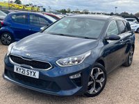 USED 2021 21 KIA CEED 1.6 CRDi MHEV 3 Sportswagon DCT Euro 6 (s/s) 5dr 1 owner/full service history