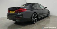 USED 2019 19 BMW 5 SERIES 2.0 520d M Sport Saloon 4dr Diesel Auto Euro 6 (s/s) (190 ps) 20" FSH, Rear Camera, Heated Leather, M Performance Styling