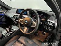 USED 2019 19 BMW 5 SERIES 2.0 520d M Sport Saloon 4dr Diesel Auto Euro 6 (s/s) (190 ps) 20" FSH, Rear Camera, Heated Leather, M Performance Styling