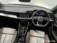 USED 2022 22 AUDI A3 1.5 TFSI 35 S line Sportback 5dr Petrol S Tronic Euro 6 (s/s) (150 ps) Comfort & Sound Pack, 19", Black Edition Styling