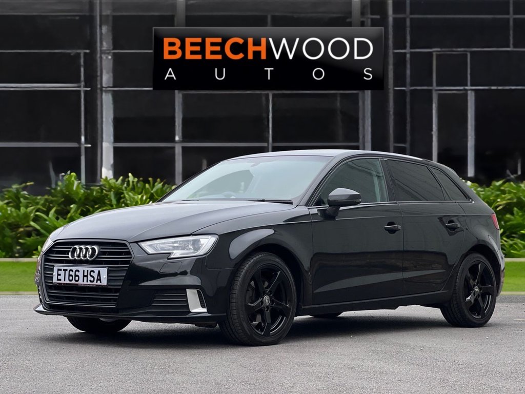 USED 2017 66 AUDI A3 2.0 TDI Sport Sportback 5dr Diesel Manual Euro 6 (s/s) (150 ps) **BLACK PACK**