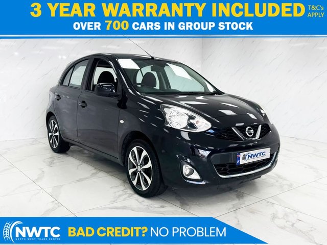 View our Nissan Micra 1.2 DIG-S Tekna Hatchback 5dr Petrol Manual Euro 5 (s/s) (98 ps) 8X SERVICES! 2 FORMER OWNERS!