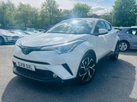 USED 2018 18 TOYOTA C-HR 1.8 VVT-h Design SUV 5dr Petrol Hybrid CVT Euro 6 (s/s) (122 ps) AUTO HEADLIGHT BEAMS,LANE ASSIST