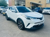 USED 2018 18 TOYOTA C-HR 1.8 VVT-h Design SUV 5dr Petrol Hybrid CVT Euro 6 (s/s) (122 ps) AUTO HEADLIGHT BEAMS,LANE ASSIST