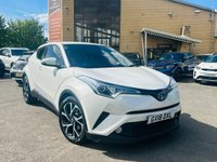 USED 2018 18 TOYOTA C-HR 1.8 VVT-h Design SUV 5dr Petrol Hybrid CVT Euro 6 (s/s) (122 ps) AUTO HEADLIGHT BEAMS,LANE ASSIST