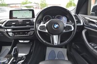 USED 2018 M BMW X3 3.0 M40i SUV 5dr Petrol Auto xDrive Euro 6 (s/s) (360 ps) Full BMW Service History | 2 Keys | Reversing Camera | Adaptive LED Headlights | Ambient Lights | 20" BMW Light Alloy Wheels M Double Spoke 699 | Electrically Folding Mirror with Anti Dazzle | Acoustic Glazing | Full Black Leather Sport Seats | Heated Seats | LED Fog Lights | Instrument Panel in Sensatec | Sunstone Metallic Paint | M Sport Suspension | Remote Services | Sun Protection Glass | Active Guard | MOT Valid (26/09/2026)
