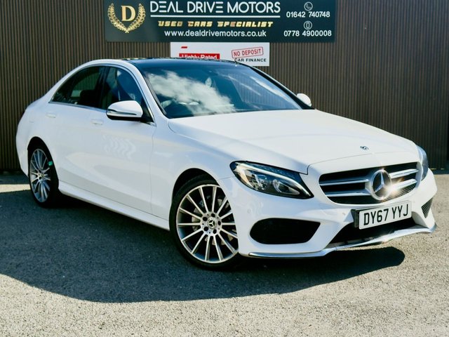 2017 67 Mercedes-Benz C-Class 2.1 C220d AMG Line Saloon 4dr Diesel G-Tronic+ 4MATIC Euro 6 (s/s) (170 ps)