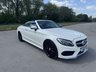USED 2017 17 MERCEDES-BENZ C-CLASS 2.1 C250d AMG Line Cabriolet 2dr Diesel G-Tronic+ Euro 6 (s/s) (204 ps) FULL BLACK LEATHER INTERIOR