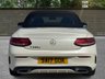 USED 2017 17 MERCEDES-BENZ C-CLASS 2.1 C250d AMG Line Cabriolet 2dr Diesel G-Tronic+ Euro 6 (s/s) (204 ps) FULL BLACK LEATHER INTERIOR