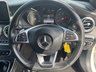 USED 2017 17 MERCEDES-BENZ C-CLASS 2.1 C250d AMG Line Cabriolet 2dr Diesel G-Tronic+ Euro 6 (s/s) (204 ps) FULL BLACK LEATHER INTERIOR