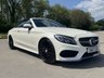 USED 2017 17 MERCEDES-BENZ C-CLASS 2.1 C250d AMG Line Cabriolet 2dr Diesel G-Tronic+ Euro 6 (s/s) (204 ps) FULL BLACK LEATHER INTERIOR