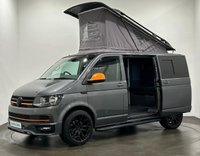 USED 2016 16 VOLKSWAGEN TRANSPORTER 2.0 TDI T30 BlueMotion Tech Highline Camper Van  5dr Diesel DSG FWD SWB Euro 5 (s/s) (140 ps) Hosting a very well equipped Camper Van, Automatic DSG, Cruise control, Full Leather Interior, Pop Roof, Night Heater,Solar Panel , Auxiilary Battery, 240 V Hook Up, Hob, Power Water, Swivel Seat,