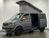 USED 2016 16 VOLKSWAGEN TRANSPORTER 2.0 TDI T30 BlueMotion Tech Highline Camper Van  5dr Diesel DSG FWD SWB Euro 5 (s/s) (140 ps) Hosting a very well equipped Camper Van, Automatic DSG, Cruise control, Full Leather Interior, Pop Roof, Night Heater,Solar Panel , Auxiilary Battery, 240 V Hook Up, Hob, Power Water, Swivel Seat,