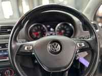 USED 2016 65 VOLKSWAGEN POLO 1.0 BlueMotion Tech SE Hatchback 5dr Petrol Manual Euro 6 (s/s) (75 ps) Low miles, RAC Warranty, Bluetooth