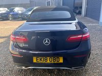 USED 2018 18 MERCEDES-BENZ E-CLASS 2.0 E300 AMG Line (Premium Plus) Cabriolet 2dr Petrol G-Tronic+ Euro 6 (s/s) (245 ps) +FSH + AIR SCARF