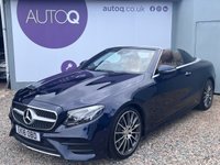 USED 2018 18 MERCEDES-BENZ E-CLASS 2.0 E300 AMG Line (Premium Plus) Cabriolet 2dr Petrol G-Tronic+ Euro 6 (s/s) (245 ps) +FSH + AIR SCARF