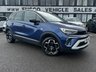USED 2021 21 VAUXHALL CROSSLAND 1.2 Turbo SRi Nav SUV 5dr Petrol Manual Euro 6 (s/s) (130 ps) SAT NAV, PARKING SENSORS, BLUETOOTH