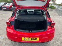 USED 2016 16 VAUXHALL ASTRA 1.4i Design Hatchback 5dr Petrol Manual Euro 6 (100 ps) 