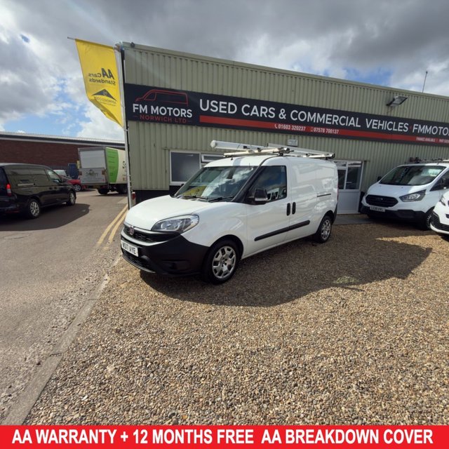 2017 FIAT DOBLO Panel Van for sale in Norwich, Norfolk, — Diesel, 105,429 miles, Used