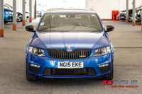 USED 2015 15 SKODA OCTAVIA 2.0 TDI vRS Hatchback 5dr Diesel Manual Euro 6 (s/s) (SNav) (184 ps) Stacks of history | Belt @ 52 & 80