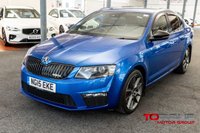 USED 2015 15 SKODA OCTAVIA 2.0 TDI vRS Hatchback 5dr Diesel Manual Euro 6 (s/s) (SNav) (184 ps) Stacks of history | Belt @ 52 & 80