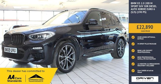 2019 BMW X3 2.0 20D M SPORT SUV 5DR DIESEL AUTO XDRIVE EURO 6 S... photo