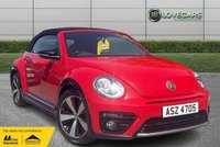 USED 2017 VOLKSWAGEN BEETLE 2.0 TDI BlueMotion Tech R-Line Cabriolet 2dr Diesel Manual Euro 6 (s/s) (150 ps) LONG MOT AND EXCELLENT SERVICE HISTORY, STUNNING CONDITION BOTH INSIDE AND OUT, GENUINE LOW MILEAGE FROM NEW. ULTRA RARE R-LINE CABRIOLET, FRONT AND REAR PARKING SENSORS, BLUETOOTH, DAB, CRUISE, CLIMATE!