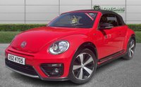 USED 2017 VOLKSWAGEN BEETLE 2.0 TDI BlueMotion Tech R-Line Cabriolet 2dr Diesel Manual Euro 6 (s/s) (150 ps) LONG MOT AND EXCELLENT SERVICE HISTORY, STUNNING CONDITION BOTH INSIDE AND OUT, GENUINE LOW MILEAGE FROM NEW. ULTRA RARE R-LINE CABRIOLET, FRONT AND REAR PARKING SENSORS, BLUETOOTH, DAB, CRUISE, CLIMATE!