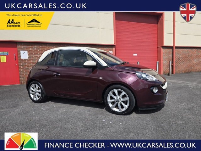 View our Vauxhall Adam 1.4 16v JAM Hatchback 3dr Petrol Manual Euro 5 (87 ps)