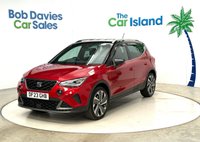USED 2023 23 SEAT ARONA 1.0 TSI FR Sport SUV 5dr Petrol DSG Euro 6 (s/s) (110 ps) AUTOMATIC FR Sport, Heated Half Leather, SATNAV, Rear Sensors, Apple Carplay, Black Roof, Cruise Control, Wireless Charging 34000 Miles