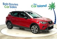USED 2023 23 SEAT ARONA 1.0 TSI FR Sport SUV 5dr Petrol DSG Euro 6 (s/s) (110 ps) AUTOMATIC FR Sport, Heated Half Leather, SATNAV, Rear Sensors, Apple Carplay, Black Roof, Cruise Control, Wireless Charging 34000 Miles