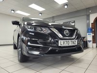 USED 2020 70 NISSAN QASHQAI 1.3 DIG-T N-Connecta SUV 5dr Petrol DCT Auto Euro 6 (s/s) (160 ps) AUTOMATIC / ONLY 17771 MILES FROM NEW / PANORAMIC ROOF / TOUCHSCREEN APPLE CARPLAY & ANDROID AUTO / 360 CAMERAS / PARK ASSIST / NAVIGATION / POWERFOLD MIRRORS / CRUISE CONTROL