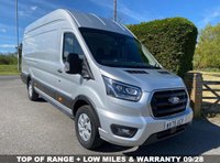 USED 2025 75 FORD TRANSIT 350 LIMITED L4 H3 XLWB HIGHTOP RWD 2.0 ECO BLUE 165PS One Company Owner, Less Than 6000 Miles, Ford Warranty Till September 2028, Top Of Range Limited Model With All The Desirable Features As Standard! Stunning Looking Van In Moondust Silver!