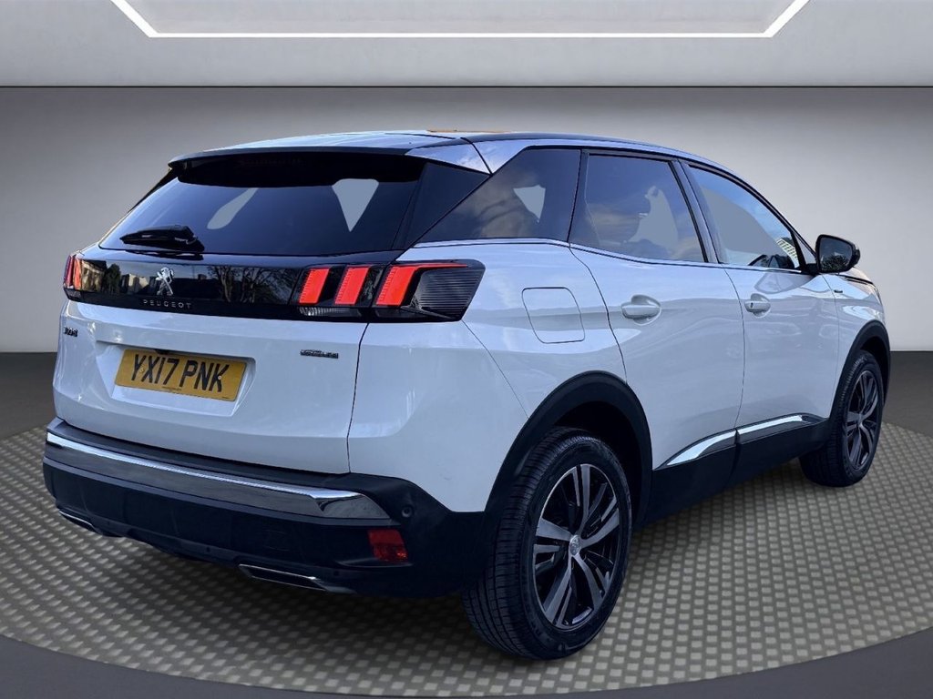 USED 2017 17 PEUGEOT 3008 1.2 PureTech GT Line SUV 5dr Petrol EAT Euro 6 (s/s) (130 ps) APPLE CARPLAY+ R/CAMERA+NAV+XENON