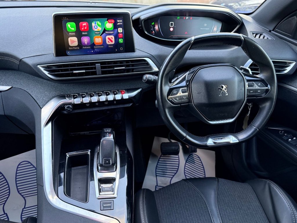 USED 2017 17 PEUGEOT 3008 1.2 PureTech GT Line SUV 5dr Petrol EAT Euro 6 (s/s) (130 ps) APPLE CARPLAY+ R/CAMERA+NAV+XENON