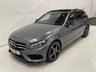 USED 2018 67 MERCEDES-BENZ C CLASS 2.0 C200 AMG Line (Premium Plus) Estate 5dr Petrol G-Tronic+ Euro 6 (s/s) (184 ps) PANORAMIC ROOF-NAV-LEATHER