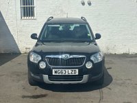 USED 2013 63 SKODA YETI 2.0 TDI SE SUV 5dr Diesel Manual Euro 5 (110 ps) THIS IS A FANTASTIC FAMILY CAR WITH A HIGHER SEATING EASY ACCESS. COMES WITH AM/FM/CD/BLUETOOTH ,CLIMATE CONTROL , REAR SENSORS AND MULTI MEDIA TOUCH SCREEN