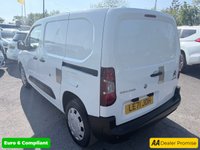 USED 2022 71 CITROEN BERLINGO White 1.5 BlueHDi Enterprise M Pro van, 38,000 miles, Euro 6, 6-Speed manual, A/C, Bluetooth, Cruise Control, DAB, rear sensors. Plus VAT @ 20%! This 2022 Citroen Berlingo Enterprise M Pro boasts an exceptionally low mileage of just 38,000 miles, making it a standout choice for those seeking a nearly new vehicle. This one owner van has a full service history serviced at 14K, 22K, 28K, 36K with its last service completed on 17th December 2025 at 36,030 miles. It is powered by an efficient 1.5 litre BlueHDi diesel engine, meeting Euro 6 emission standards. For your peace of mind, a 12 month MOT will be provided upon purchase. Inside, you'l