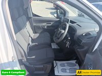 USED 2022 71 CITROEN BERLINGO White 1.5 BlueHDi Enterprise M Pro van, 38,000 miles, Euro 6, 6-Speed manual, A/C, Bluetooth, Cruise Control, DAB, rear sensors. Plus VAT @ 20%! This 2022 Citroen Berlingo Enterprise M Pro boasts an exceptionally low mileage of just 38,000 miles, making it a standout choice for those seeking a nearly new vehicle. This one owner van has a full service history serviced at 14K, 22K, 28K, 36K with its last service completed on 17th December 2025 at 36,030 miles. It is powered by an efficient 1.5 litre BlueHDi diesel engine, meeting Euro 6 emission standards. For your peace of mind, a 12 month MOT will be provided upon purchase. Inside, you'l