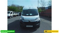USED 2022 22 CITROEN RELAY White 2.2 BlueHDi 35 Enterprise van, 37,800 miles, Euro 6, 6-speed manual, A/C, Bluetooth, Cruise, Sat nav, DAB Radio. Plus VAT @ 20%! Boasting a remarkably low mileage for its 2022 registration, this Citroen Relay 2.2 BlueHDi 35 Enterprise L3 High Roof presents an excellent proposition.  Powered by a 2.2 litre BlueHDi diesel engine and meeting Euro 6 emission standards, this Enterprise trim van comes with a full service history at 11K, 22K, 27K, 37K, with its last service completed at 37102 miles on 2026-03-06.  You will also receive 12 months MOT upon purchase, and the vehicle is covered by a 3 month warranty for your peace o
