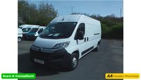 USED 2022 22 CITROEN RELAY White 2.2 BlueHDi 35 Enterprise van, 37,800 miles, Euro 6, 6-speed manual, A/C, Bluetooth, Cruise, Sat nav, DAB Radio. Plus VAT @ 20%! Boasting a remarkably low mileage for its 2022 registration, this Citroen Relay 2.2 BlueHDi 35 Enterprise L3 High Roof presents an excellent proposition.  Powered by a 2.2 litre BlueHDi diesel engine and meeting Euro 6 emission standards, this Enterprise trim van comes with a full service history at 11K, 22K, 27K, 37K, with its last service completed at 37102 miles on 2026-03-06.  You will also receive 12 months MOT upon purchase, and the vehicle is covered by a 3 month warranty for your peace o