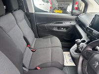 USED 2022 71 PEUGEOT PARTNER White 1.5 BlueHDi 950 Professional Premium LWB van, 39,000 miles, Euro 6, 5-speed manual, A/C, Bluetooth, cruise, rear sensors. Plus VAT @ 20%! This 2022 Peugeot Partner is a standout example, boasting a single owner and an exceptionally low mileage of just 39,000 miles for its age, complemented by a full service history at 9K, 23k, 31K, 36K with its last service completed on 2026-01-14 at 36,996 miles. This LWB Euro 6 6dr Panel Van, powered by a 1.5L BlueHDi diesel engine, features the Professional Premium trim and includes practical twin sliding side doors. Inside, you'll find the innovative PEUGEOT i-Cockpit with a head up display an