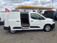 USED 2022 71 PEUGEOT PARTNER White 1.5 BlueHDi 950 Professional Premium LWB van, 39,000 miles, Euro 6, 5-speed manual, A/C, Bluetooth, cruise, rear sensors. Plus VAT @ 20%! This 2022 Peugeot Partner is a standout example, boasting a single owner and an exceptionally low mileage of just 39,000 miles for its age, complemented by a full service history at 9K, 23k, 31K, 36K with its last service completed on 2026-01-14 at 36,996 miles. This LWB Euro 6 6dr Panel Van, powered by a 1.5L BlueHDi diesel engine, features the Professional Premium trim and includes practical twin sliding side doors. Inside, you'll find the innovative PEUGEOT i-Cockpit with a head up display an