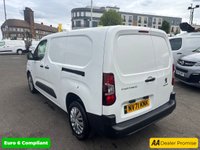 USED 2022 71 PEUGEOT PARTNER White 1.5 BlueHDi 950 Professional Premium LWB van, 39,000 miles, Euro 6, 5-speed manual, A/C, Bluetooth, cruise, rear sensors. Plus VAT @ 20%! This 2022 Peugeot Partner is a standout example, boasting a single owner and an exceptionally low mileage of just 39,000 miles for its age, complemented by a full service history at 9K, 23k, 31K, 36K with its last service completed on 2026-01-14 at 36,996 miles. This LWB Euro 6 6dr Panel Van, powered by a 1.5L BlueHDi diesel engine, features the Professional Premium trim and includes practical twin sliding side doors. Inside, you'll find the innovative PEUGEOT i-Cockpit with a head up display an