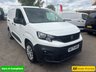 USED 2022 71 PEUGEOT PARTNER White 1.5 BlueHDi 950 Professional Premium LWB van, 39,000 miles, Euro 6, 5-speed manual, A/C, Bluetooth, cruise, rear sensors. Plus VAT @ 20%! This 2022 Peugeot Partner is a standout example, boasting a single owner and an exceptionally low mileage of just 39,000 miles for its age, complemented by a full service history at 9K, 23k, 31K, 36K with its last service completed on 2026-01-14 at 36,996 miles. This LWB Euro 6 6dr Panel Van, powered by a 1.5L BlueHDi diesel engine, features the Professional Premium trim and includes practical twin sliding side doors. Inside, you'll find the innovative PEUGEOT i-Cockpit with a head up display an