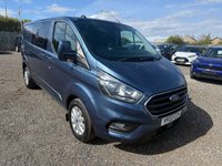 USED 2022 22 FORD TRANSIT CUSTOM 2.0 320 EcoBlue Limited Crew Van Double Cab 5dr Diesel Manual L2 H1 Euro 6 (s/s) (6 Seat) (130 ps) 