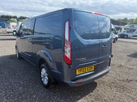 USED 2022 22 FORD TRANSIT CUSTOM 2.0 320 EcoBlue Limited Crew Van Double Cab 5dr Diesel Manual L2 H1 Euro 6 (s/s) (6 Seat) (130 ps) 