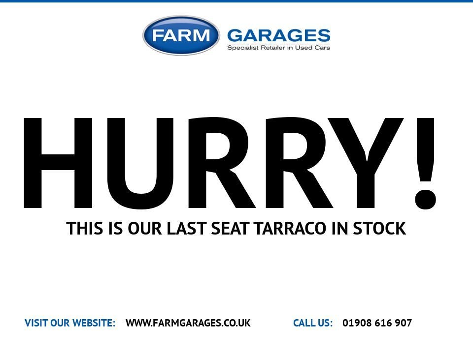 USED 2019 69 SEAT TARRACO 2.0 TDI XCELLENCE Lux SUV 5dr Diesel DSG 4Drive Euro 6 (s/s) (190 ps) &pound;ZERO DEPOSIT FINANCE
